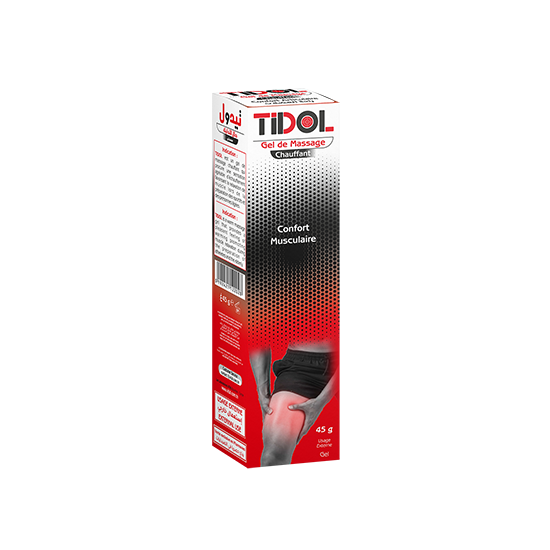 TIDOL Gel de massage Chauffant